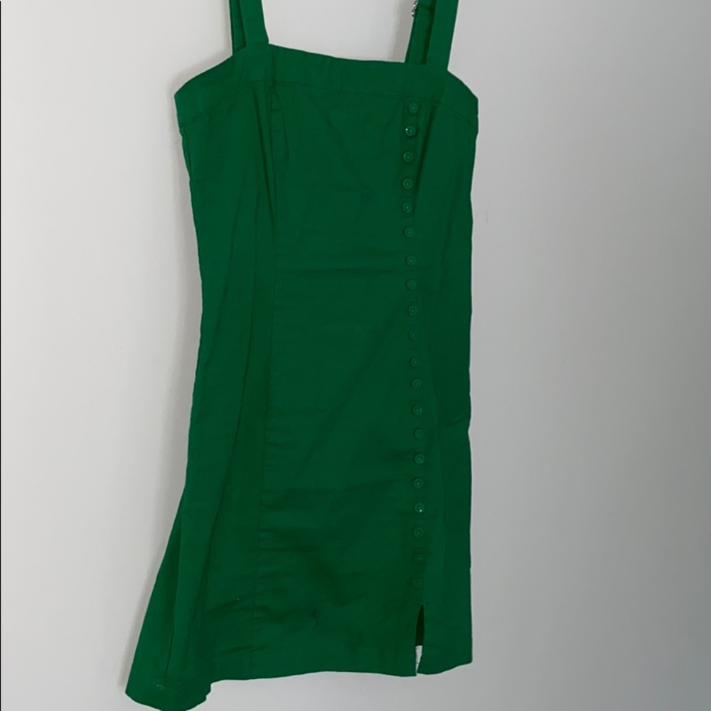 Green f21 mini dress